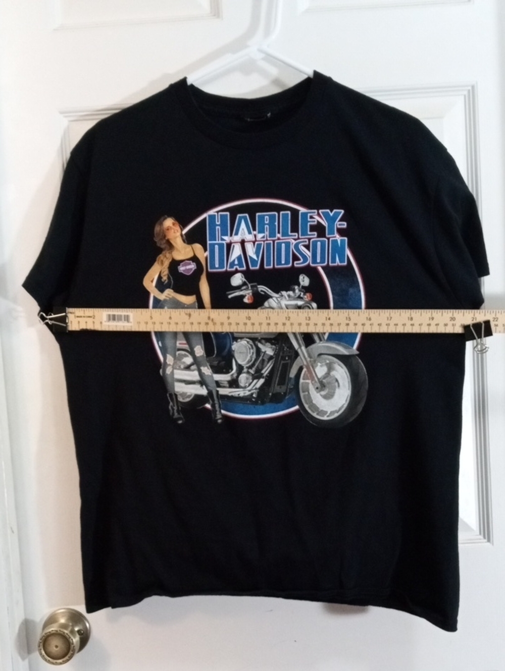 Harley-Davidson Black Short Sleeve Tee Shirt Men’s Large - Picture 5 of 6